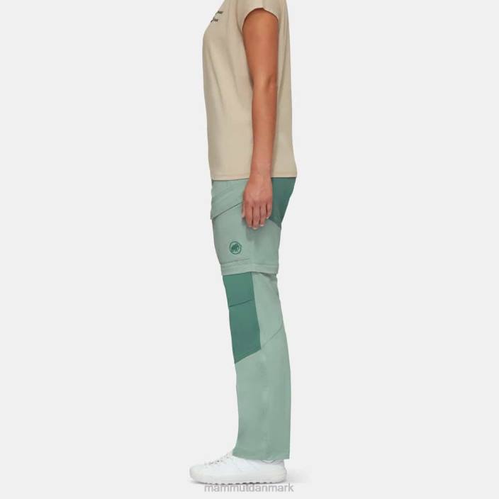 Mammut Kvinder zinal hybrid bukser med lynlås jade-mørk jade 2TDP1100
