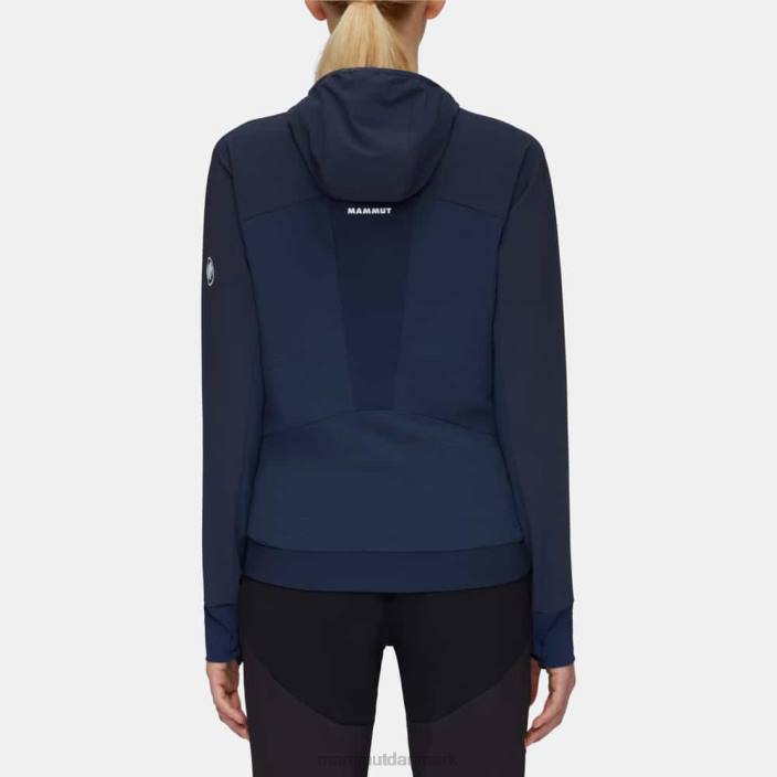 Mammut Kvinder aenergy so hybrid hættejakke marine levende orange 2TDP695