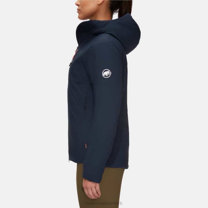 Mammut Kvinder rim i flex hættejakke marine-sort 2TDP753
