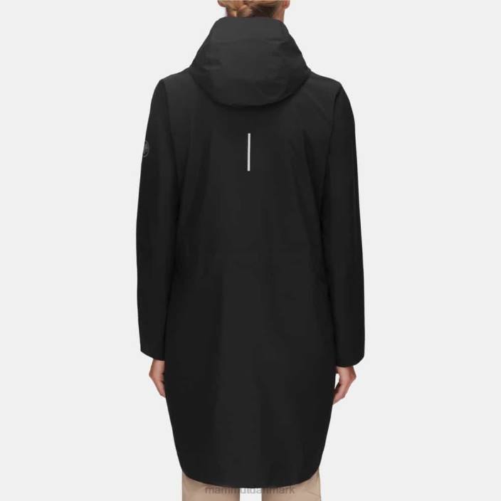 Mammut Kvinder seon pac hs parka med hætte sort 2TDP64