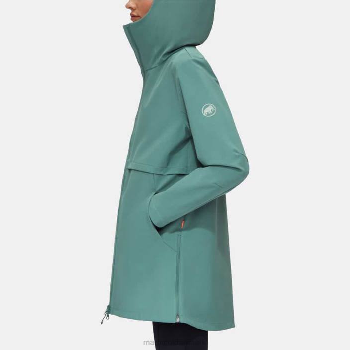 Mammut Kvinder seon so hættejakke mørk jade 2TDP773