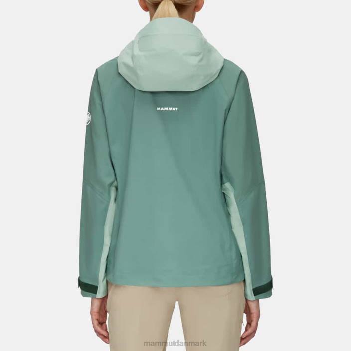Mammut Kvinder taiss hs hættejakke mørk jade-jade 2TDP724