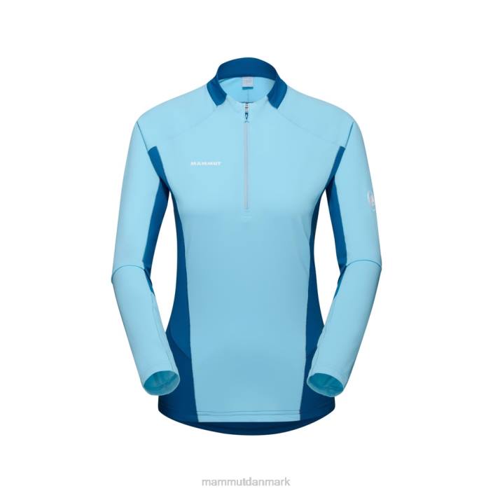 Mammut Kvinder aenergy fl langærmet halv lynlås kølig blå-dyb is 2TDP848