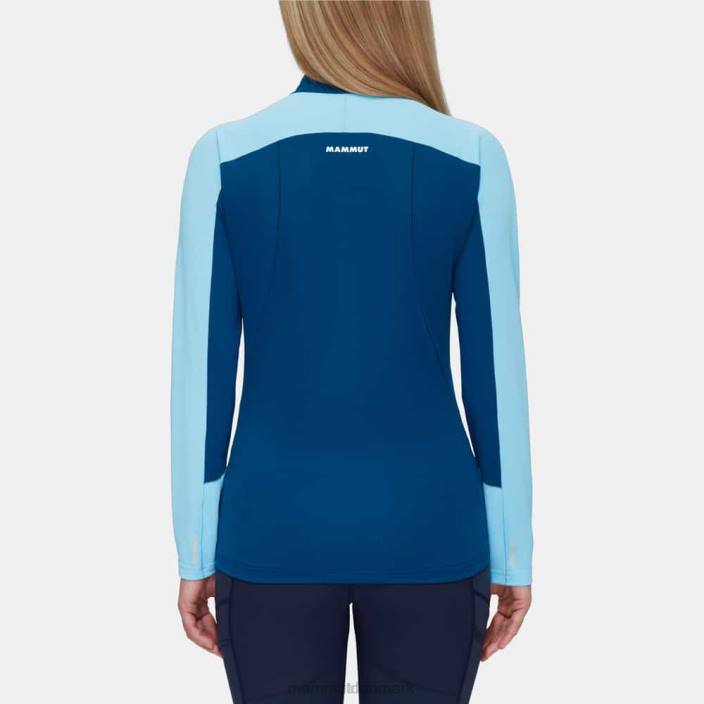 Mammut Kvinder aenergy fl langærmet halv lynlås kølig blå-dyb is 2TDP848