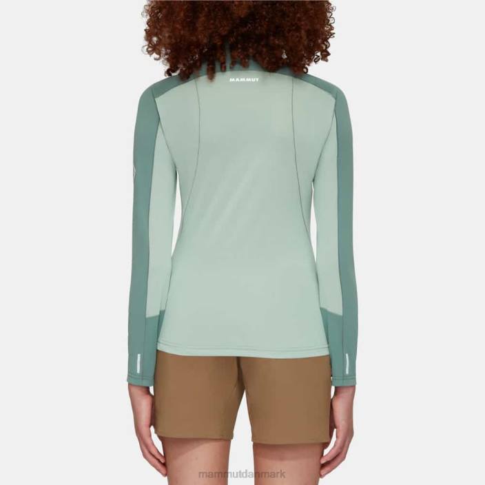 Mammut Kvinder aenergy fl langærmet halv lynlås mørk jade-jade 2TDP847
