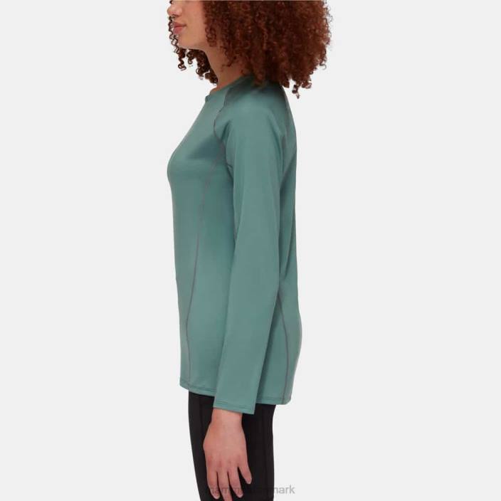 Mammut Kvinder selun fl langærmet logo mørk jade 2TDP869