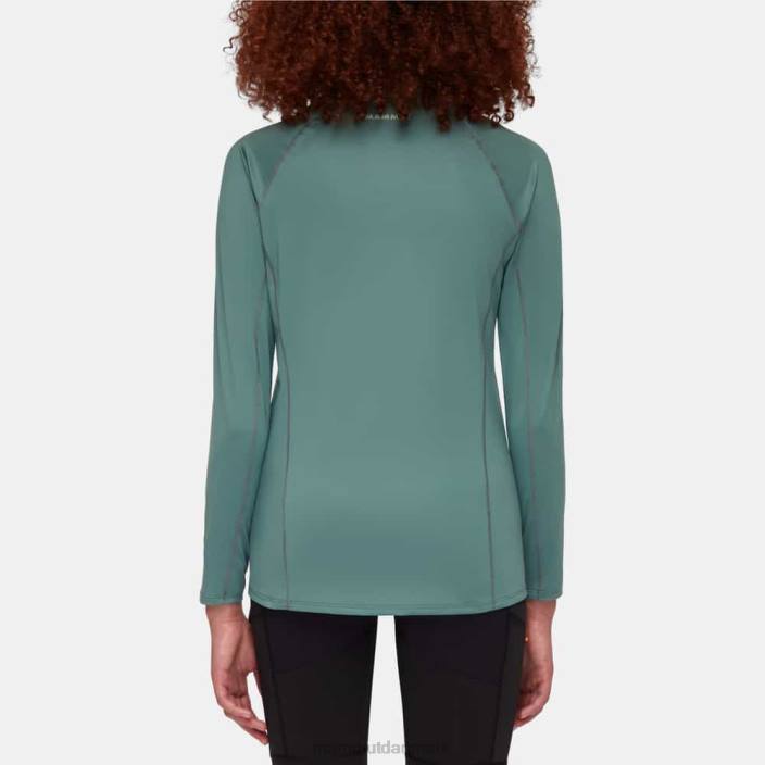 Mammut Kvinder selun fl langærmet logo mørk jade 2TDP869