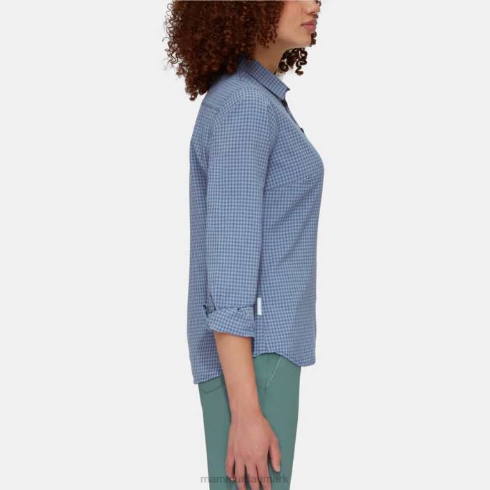 Mammut Kvinder aada langærmet skjorte marinelys nat 2TDP793