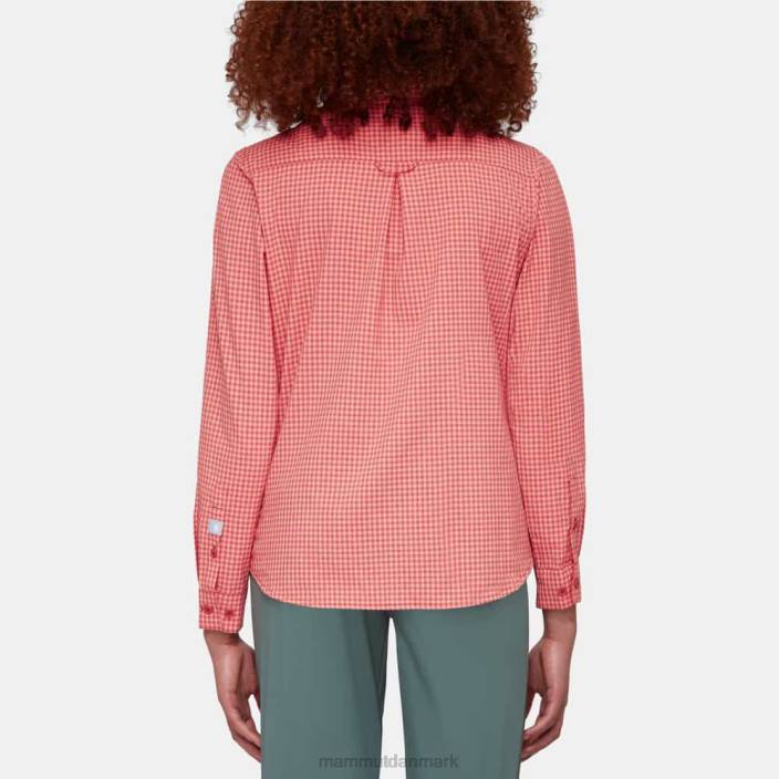Mammut Kvinder aada langærmet skjorte terracotta-laks 2TDP794