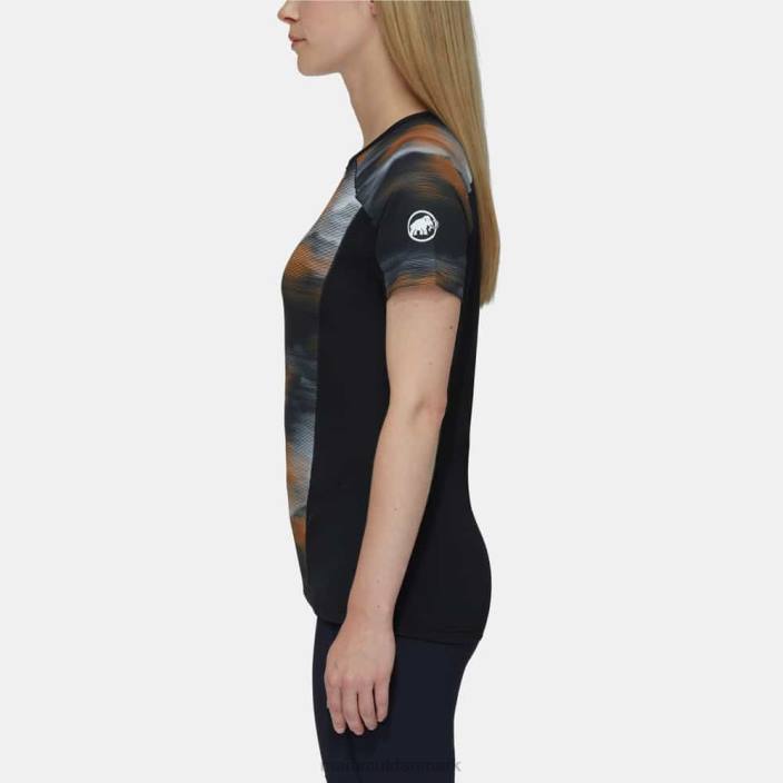 Mammut Kvinder aenergy fl t-shirt lys fader sort 2TDP105
