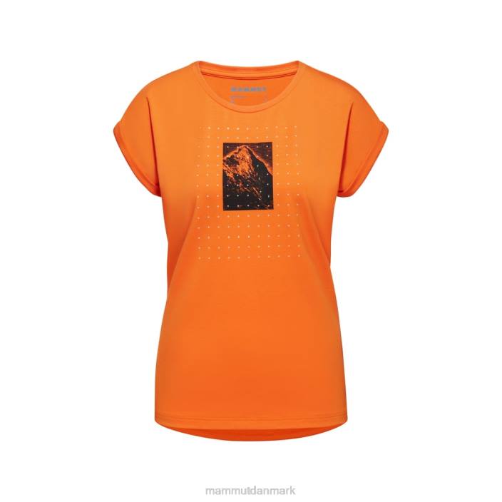Mammut Kvinder bjerg t-shirt eiger mørk mandarin 2TDP893