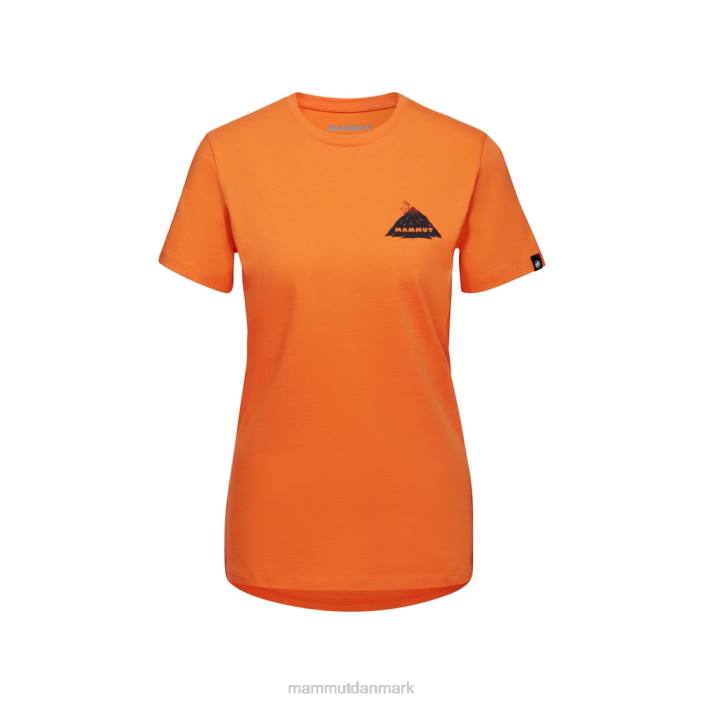 Mammut Kvinder massone t-shirt crag mørk mandarin 2TDP1090