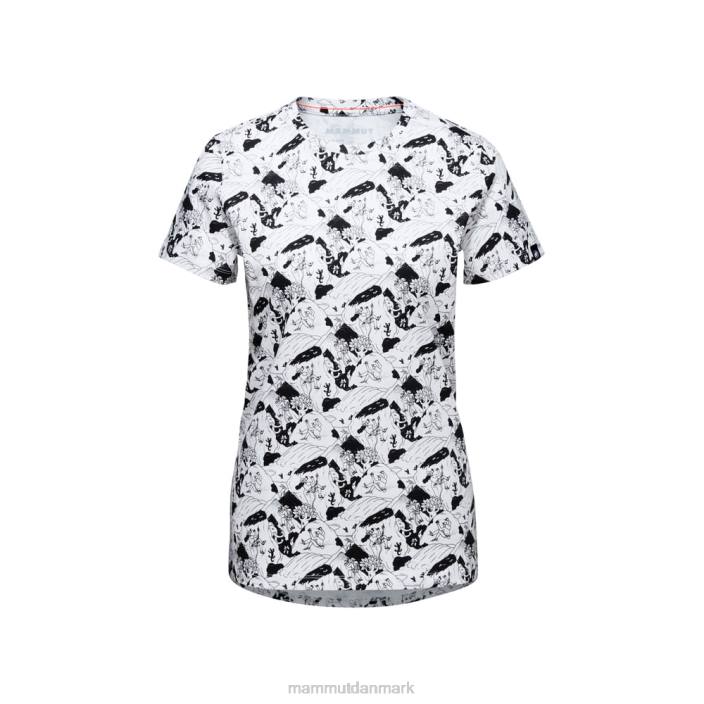Mammut Kvinder massone t-shirt klatrescene hvid sort 2TDP257