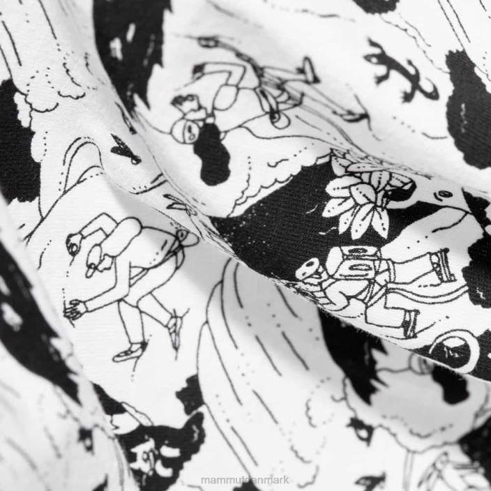 Mammut Kvinder massone t-shirt klatrescene hvid sort 2TDP257