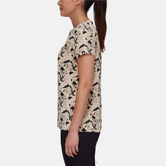 Mammut Kvinder massone t-shirt klatrescene savanne-sort 2TDP1107