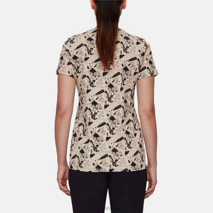 Mammut Kvinder massone t-shirt klatrescene savanne-sort 2TDP1107