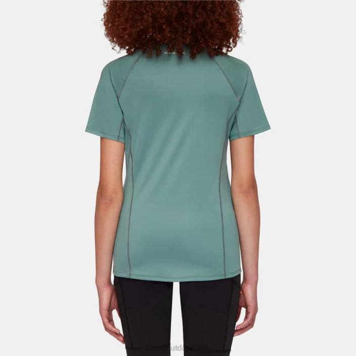 Mammut Kvinder selun fl t-shirt logo mørk jade 2TDP886