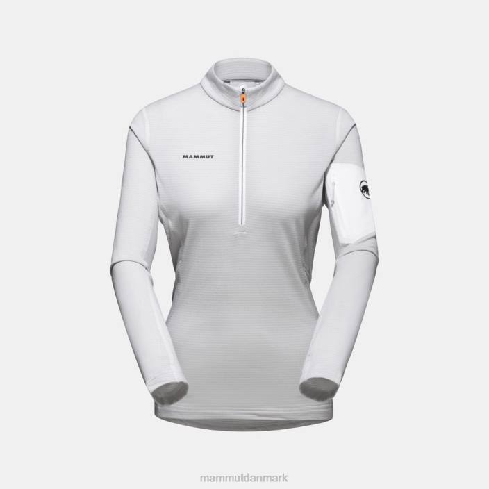 Mammut Kvinder aenergy light ml halv lynlås træk hvid motorvej 2TDP167