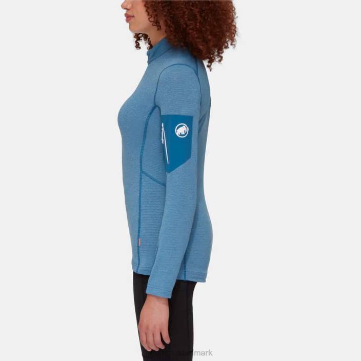 Mammut Kvinder aenergy light ml halv lynlås træk kølig blå-dyb is 2TDP936