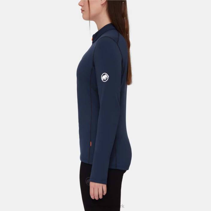 Mammut Kvinder aenergy ml halv lynlås træk marine-sort 2TDP225