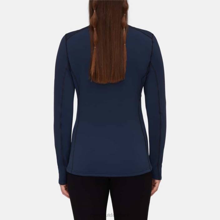 Mammut Kvinder aenergy ml halv lynlås træk marine-sort 2TDP225