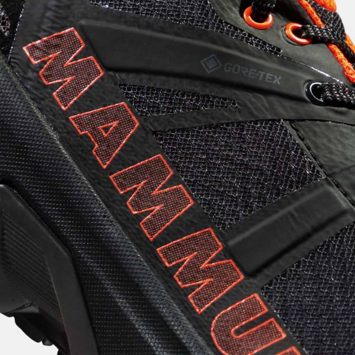 Mammut Mænd sertig ii lav gtx sort-levende orange 2TDP1209