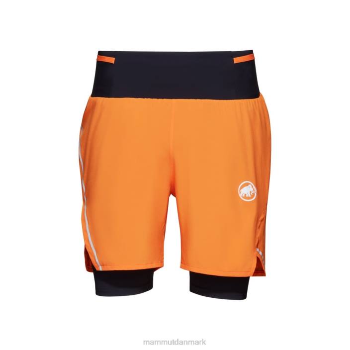Mammut Mænd aenergy tr 2 i 1 shorts mørk mandarin-sort 2TDP974