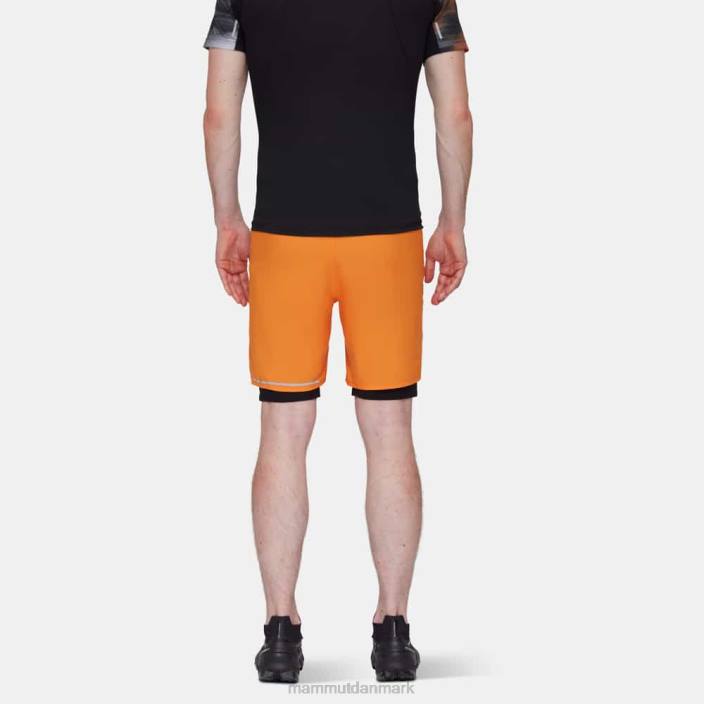 Mammut Mænd aenergy tr 2 i 1 shorts mørk mandarin-sort 2TDP974