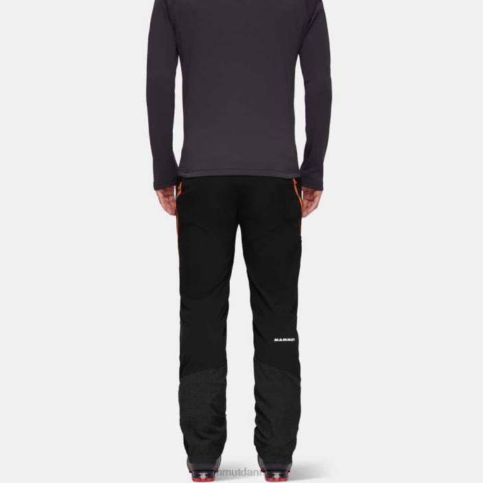 Mammut Mænd energi i hybridbukser sort-levende orange 2TDP116