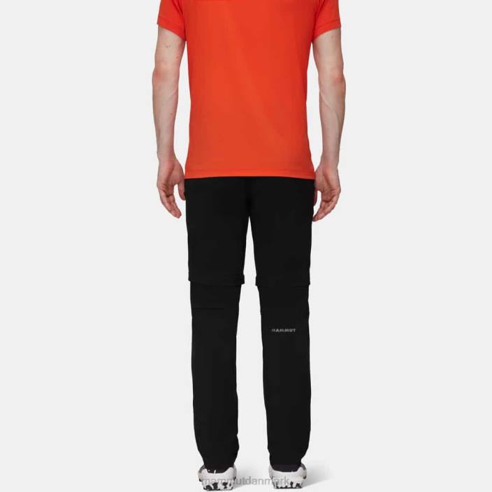 Mammut Mænd runbold bukser med lynlås sort 2TDP265