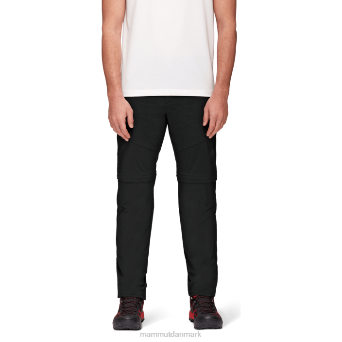 Mammut Mænd vandrebukser med lynlås sort 2TDP266