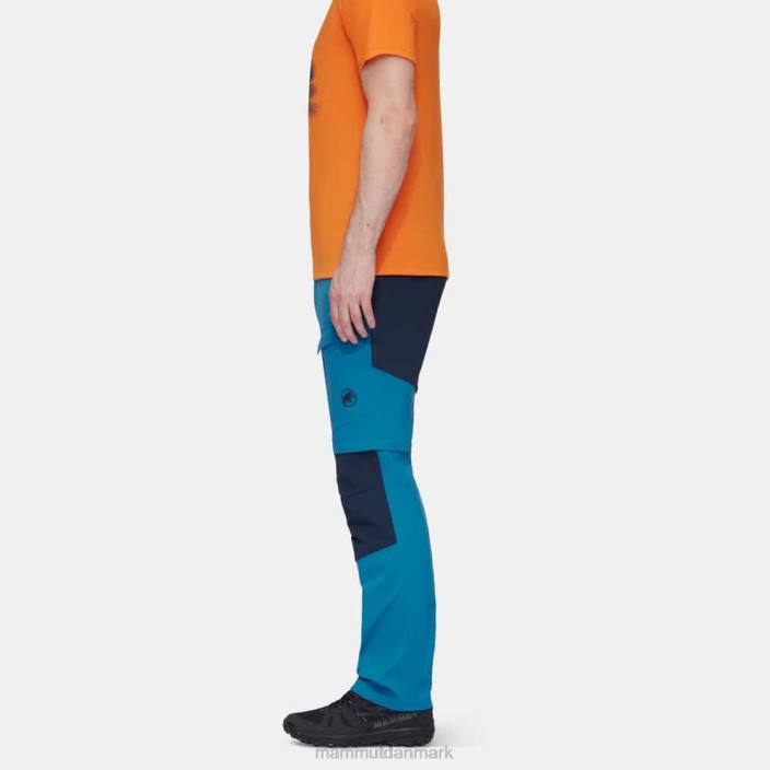 Mammut Mænd zinal hybrid bukser med lynlås dyb is-marine 2TDP1103