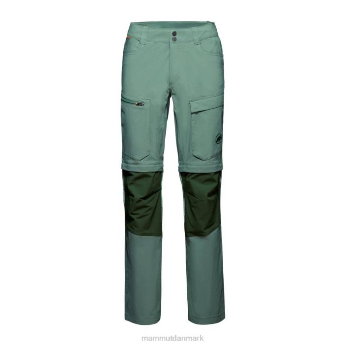Mammut Mænd zinal hybrid bukser med lynlås mørke jade-træer 2TDP1102