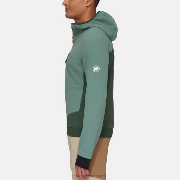 Mammut Mænd aenergy so hybrid hættejakke mørke jade-træer 2TDP664