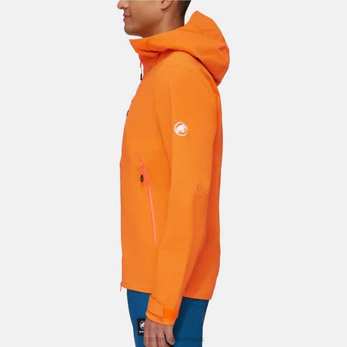 Mammut Mænd alto guide hs hættejakke mørk mandarin 2TDP697
