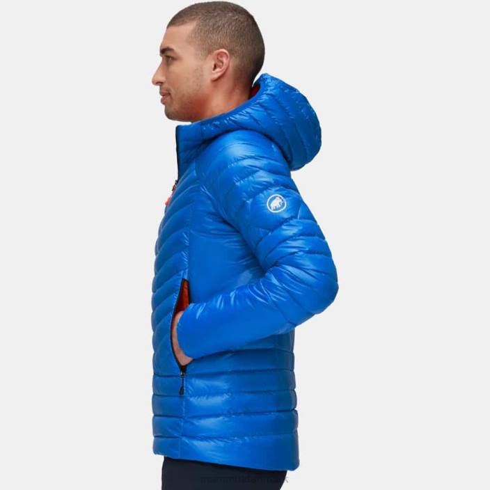 Mammut Mænd eigerjoch avanceret i hættejakke azurit 2TDP765