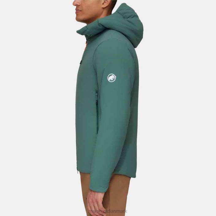 Mammut Mænd rim i flex hættejakke mørk jade 2TDP73