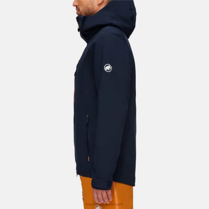 Mammut Mænd stoney hs termojakke marine levende orange 2TDP768