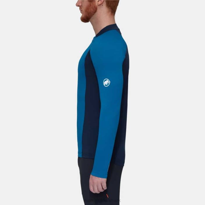 Mammut Mænd aenergy fl langærmet halv lynlås dyb is-marine 2TDP850