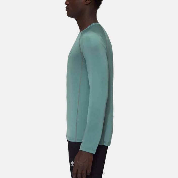 Mammut Mænd selun fl langærmet logo mørk jade 2TDP870