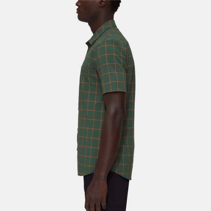 Mammut Mænd bjergskjorte skov-mørk mandarin 2TDP950