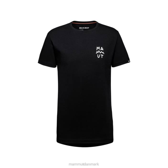 Mammut Mænd Massone t-shirt bogstaver sort 2TDP110