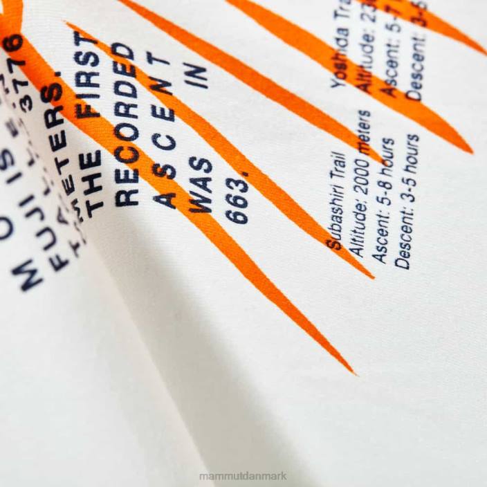 Mammut Mænd bjerg t-shirt fujiyama off white 2TDP1086