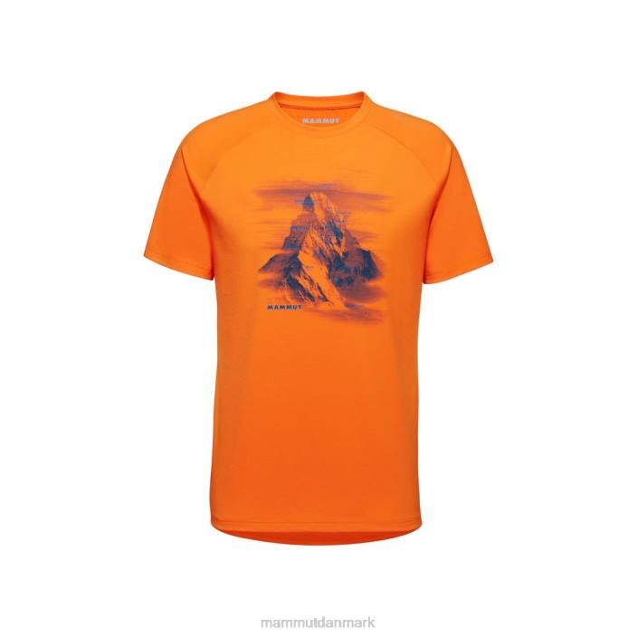 Mammut Mænd bjerg t-shirt hrnligrat mørk mandarin 2TDP672