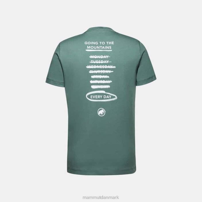Mammut Mænd kerne t-shirt hver dag mørk jade 2TDP813