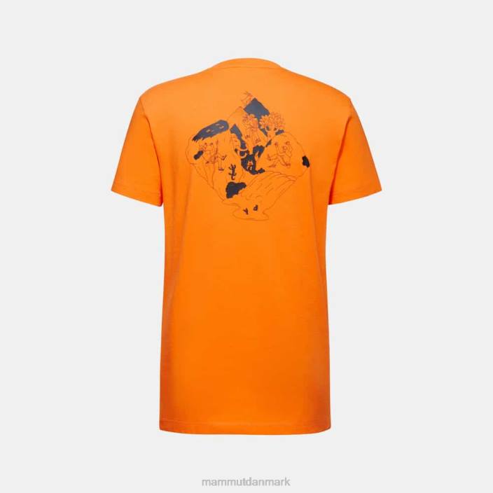 Mammut Mænd massone t-shirt crag mørk mandarin 2TDP809
