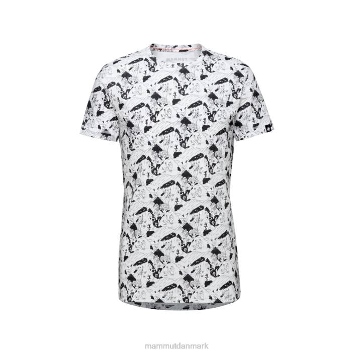 Mammut Mænd massone t-shirt klatrescene hvid sort 2TDP258