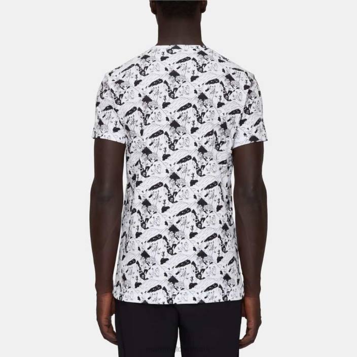 Mammut Mænd massone t-shirt klatrescene hvid sort 2TDP258