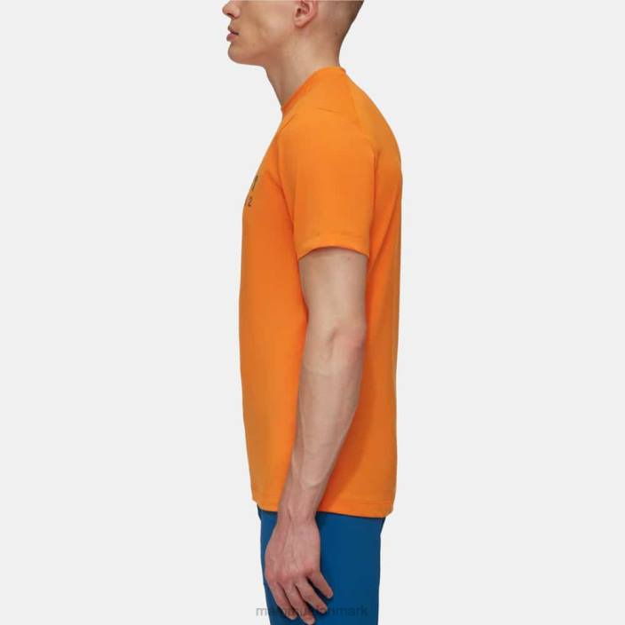 Mammut Mænd trovat t-shirt logo mørk mandarin 2TDP882