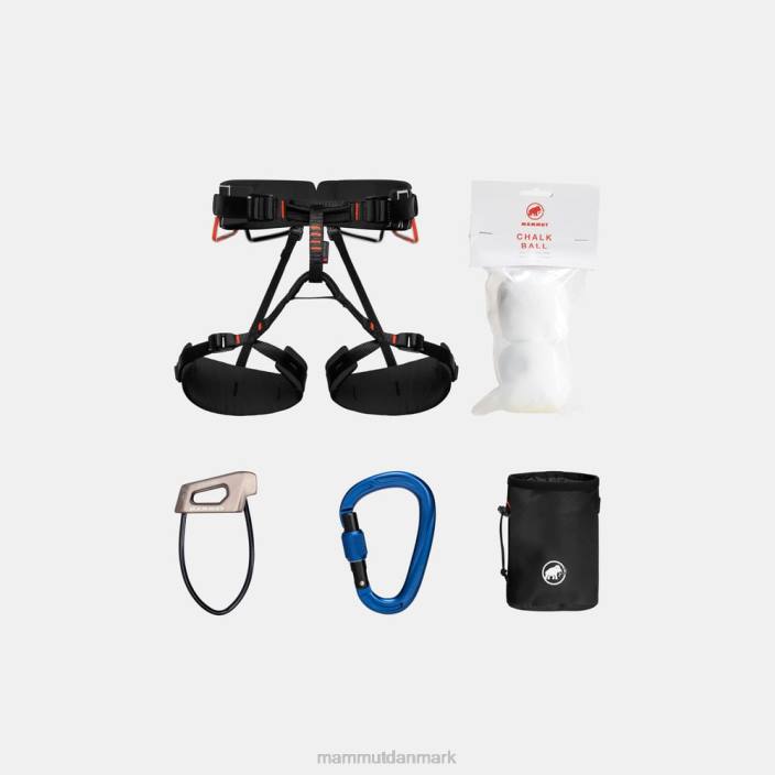Mammut unisex 4 rutschebaner klatrepakke sort neutral 2TDP440